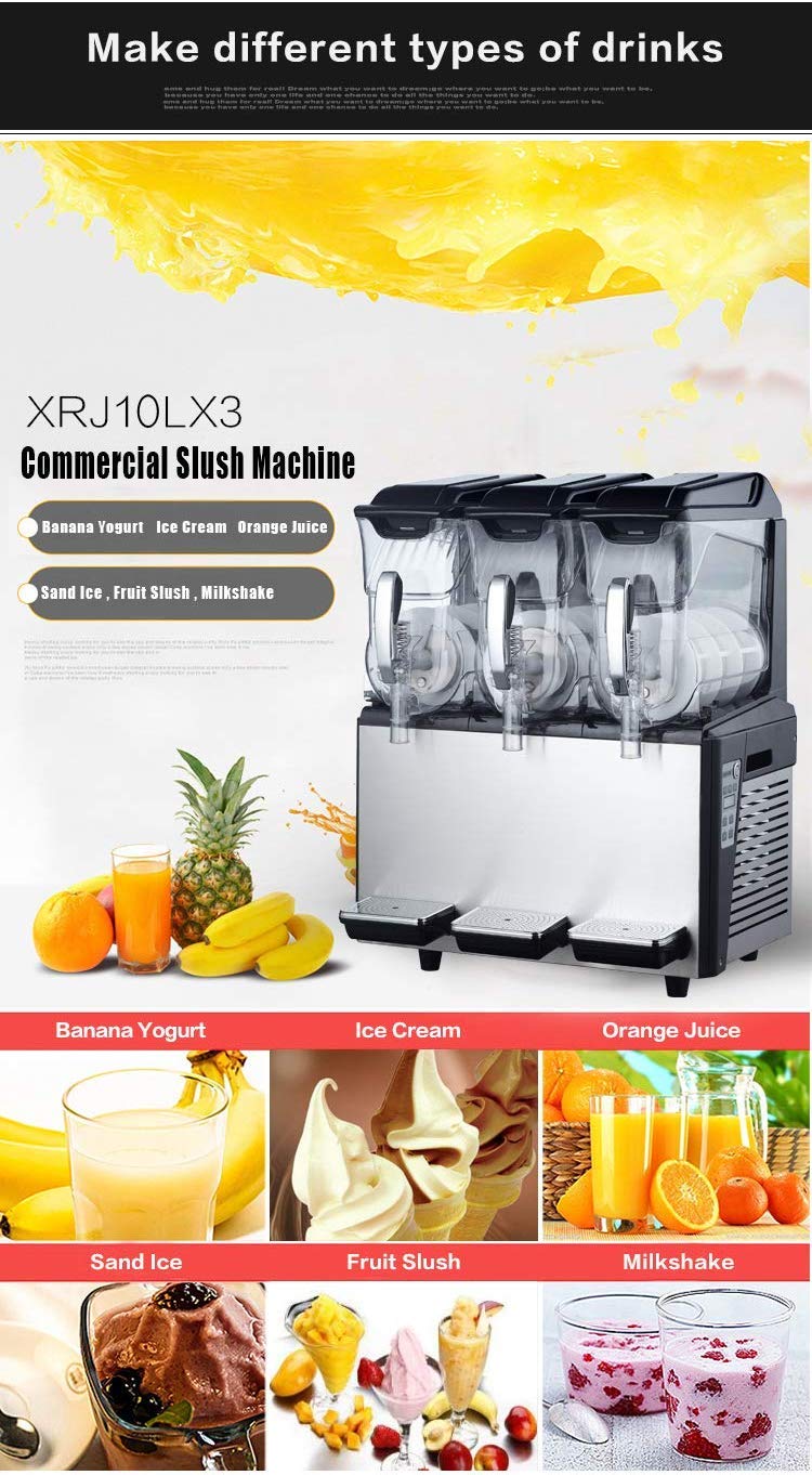 Amazon.co.jp: kolice業務用3x10Lタンクスムージーマシン